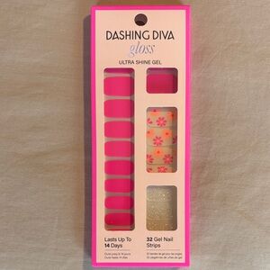 Gloss Ultra Shine Gel Nail Strips - Coral Reef